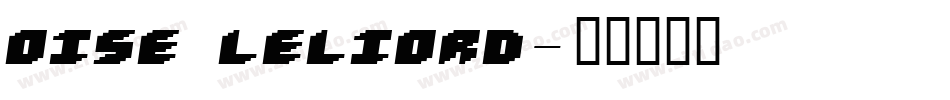 Oise Leliord字体转换
